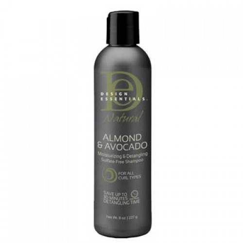 Design Essentials Natural Almond & Avocado Sulfate Free Shampoo 8oz